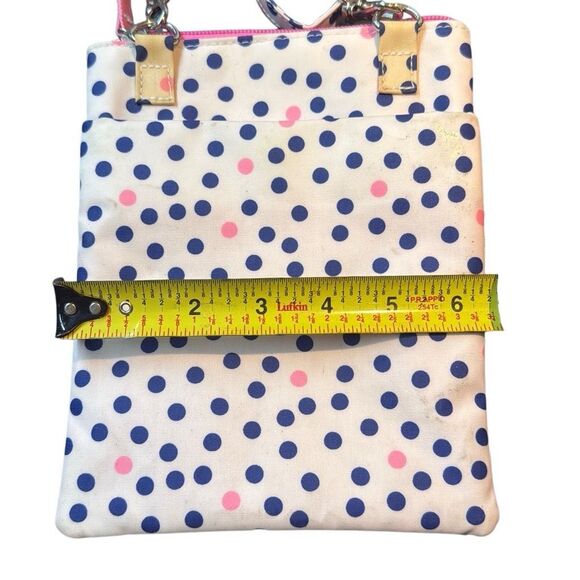Scout Women's Blue Pink Polka Dot Crossbody Bag One Size - Picture 5 of 8